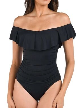 La Blanca Off the Shoulder One Piece Swimsuit **$5 Shipping**